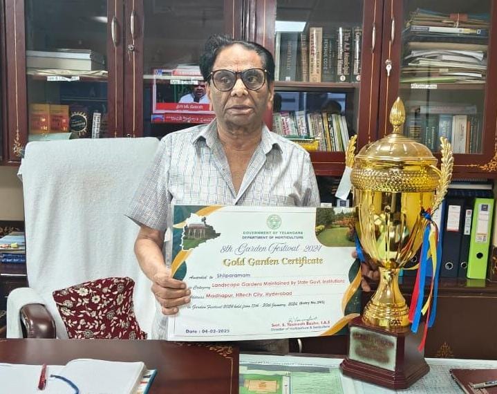Gold Garden Certificate for Shilparamani