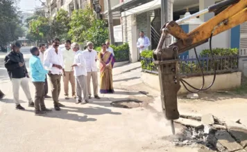 ఆదిత్య నగర్ కాలనీ లో సివరేజ్ లైన్ పనులు ప్రారంభం