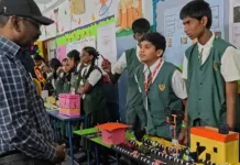 త్రివేణి పాఠశాలలో ఘనంగా ప్రకృతి టు ప్రోగ్రెస్ సైన్స్ ఎక్స్పో