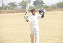 అండర్ 14 సౌత్ జోన్ టోర్నమెంట్లో సత్తా చాటిన పిజెఆర్ స్టేడియం విద్యార్థి చేతన్ ఆదిత్య