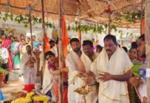 అంగరంగ వైభవంగా విగ్రహ ప్రాణ ప్రతిష్ట కార్యక్రమం