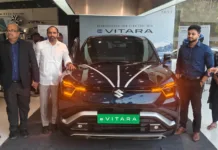 మారుతి సుజుకి తొలి ఎలక్ట్రిక్ వాహనం ఈ-విటారా ఆవిష్కరణ