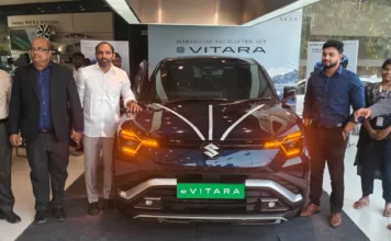 మారుతి సుజుకి తొలి ఎలక్ట్రిక్ వాహనం ఈ-విటారా ఆవిష్కరణ