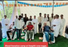 హుడా కాలనీలో బ్రహ్మకుమారీస్ రక్తదాన శిబిరం