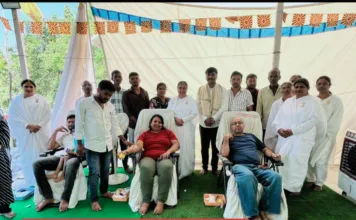 హుడా కాలనీలో బ్రహ్మకుమారీస్ రక్తదాన శిబిరం