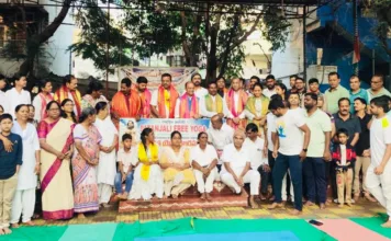 ఘనంగా పతంజలి ఉచిత యోగా వార్షికోత్సవం