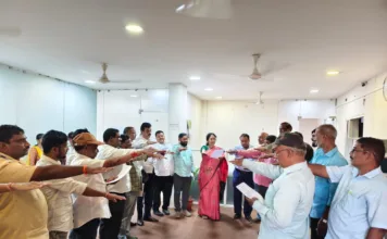 ప్రజా పాలన – ప్రగతి ప్రణాళిక ప్రతిజ్ఞ స్వీకరించిన మియాపూర్ సర్కిల్ సిబ్బంది