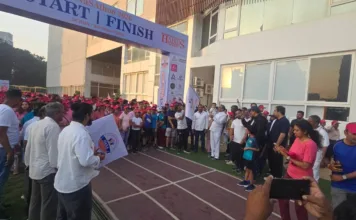 నల్లగండ్ల స్పోర్ట్స్ అసోసియేషన్ ఆధ్వర్యంలో 5కె రన్