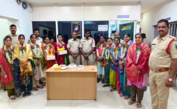 చందానగర్ పోలీస్ స్టేషన్ లో మహిళా దినోత్సవ వేడుకలు
