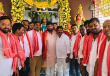 రేణుక ఎల్లమ్మ తల్లి కళ్యాణ మహోత్సవంలో పాల్గొన్న బాలింగ్ గౌతమ్ గౌడ్