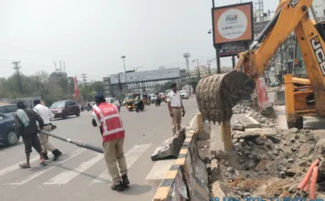 ట్రాఫిక్ రద్దీని తగ్గించేందుకు చర్యలు: మియాపూర్ ట్రాఫిక్ సీఐ ప్రశాంత్