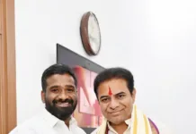 కేటీఆర్ కి చిర్రా రవీందర్ యాదవ్ ఉగాది శుభాకాంక్షలు