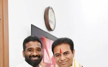 కేటీఆర్ కి చిర్రా రవీందర్ యాదవ్ ఉగాది శుభాకాంక్షలు