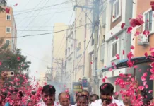 జలనిధి రజక సేవా సంఘం బల్లాల పూజ కార్యక్రమంలో పాల్గొన్న రవి యాదవ్