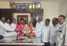 దౌల్తాబాద్ నూతన సర్పంచ్ వావిలాల సంగీత నరసింహ యాదవ్ కు ఘన సన్మానం