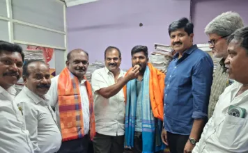 వెంట్రప్రగడ అరవింద్ కు సన్మానం