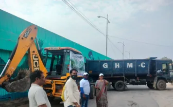 నల్లగండ్లలో సైబరాబాద్ క్లీన్ స్వీప్ డ్రైవ్