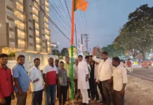 ప్రశాంత్ నగర్ కాలనీలో ఘనంగా బీజేపీ ఆవిర్భావ దినోత్సవం