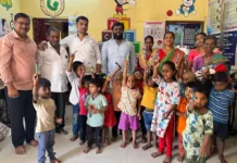 ఇందిరానగర్ అంగన్వాడీకి మిరియాల ప్రీతమ్ సహాయం