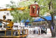 దీప్తిశ్రీనగర్లో నెలకొన్న ట్రాఫిక్ సమస్య పరిష్కారానికి కృషి: PAC చైర్మన్ ఆరెకపూడి గాంధీ