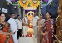 ఘనంగా శ్రీ ఎదురుగడ్డల మైసమ్మ తల్లి ఆలయ 4వ వార్షికోత్సవం