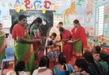 మక్తా మహబూబ్పేట అంగన్వాడీ కేంద్రాలలో పోషణ్ అభియాన్ కార్యక్రమం