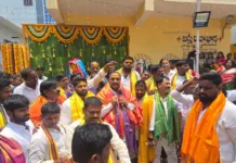 లింగంపల్లి గ్రామంలో ఘనంగా నాభిశిల (బొడ్రాయి) ప్రాతిష్టాపన మహోత్సవం