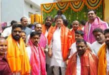 బొడ్రాయి స్థాపన మహోత్సవంలో పాల్గొన్న ఎమ్మెల్యే మాధవరం కృష్ణారావు