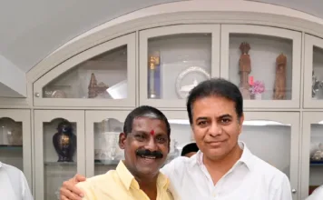 కేటీఆర్ను కలిసిన గంగారం సంగారెడ్డి