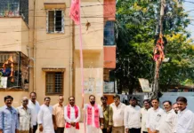 హఫీజ్పేటలో ఘనంగా బీఆర్ఎస్ పార్టీ ఆవిర్భావ దినోత్సవం