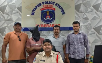 విద్యుత్ సామగ్రిని దొంగిలిస్తున్న వ్యక్తి అరెస్టు