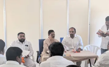 గచ్చిబౌలి డివిజన్ లో జనాగ్రహ సభ సన్నాహక సమావేశం