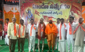 హిందూ సమ్మేళనం ద్వారా ఐక్యతకు పిలుపు: మాజీ కార్పొరేటర్ గంగాధర్ రెడ్డి