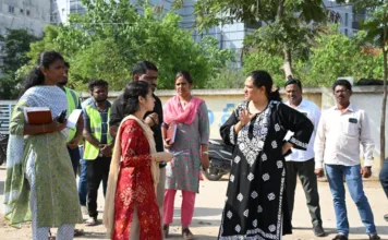 దూలపల్లిలో సీఎంసీ కమిషనర్ సృజన క్షేత్రస్థాయి తనిఖీలు