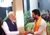 ప్రధాని మోదీకి రవికుమార్ యాదవ్ ఘన స్వాగతం