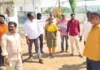 ఓపెన్ జిమ్ ఏర్పాటుకు స్థల పరిశీలన