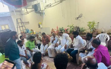 కిషోర్ కుమార్ గౌడ్ కుటుంబాన్ని పరామర్శించిన ఆరెకపూడి గాంధీ