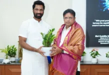 మంత్రి శ్రీధర్ బాబును కలిసిన రఘునాథ్ యాదవ్