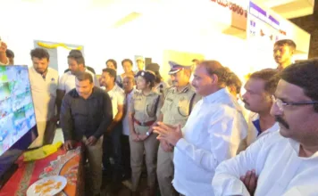 మయూరి నగర్లో 102 సీసీ కెమెరాలు ప్రారంభం