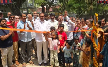 శేరిలింగంపల్లిలో ఓపెన్ జిమ్ ప్రారంభం