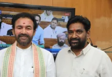 కేంద్ర మంత్రి కిషన్ రెడ్డికి నందకుమార్ యాదవ్ అభినందనలు
