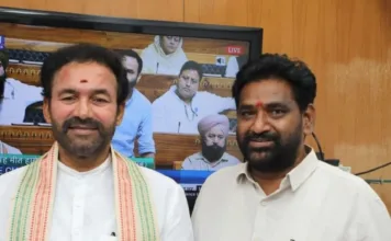 కేంద్ర మంత్రి కిషన్ రెడ్డికి నందకుమార్ యాదవ్ అభినందనలు
