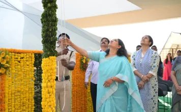తెలంగాణ ఆవిర్భావ వేడుకల్లో సీఎంసీ కమిషనర్ సృజన