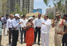 సైబరాబాద్ మున్సిపల్ కార్పొరేషన్ ప్రధాన కార్యాలయానికి త్వరలో శంకుస్థాపన.. ఏర్పాట్లను పరిశీలించిన ఆరెకపూడి గాంధీ..