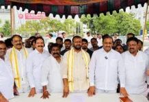 శేరిలింగంపల్లి అభివృద్ధికి సీఎం రేవంత్ శ్రీకారం.. జూన్ 8 సభ ఏర్పాట్లను పరిశీలించిన కాంగ్రెస్ నేతలు..