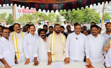 శేరిలింగంపల్లి అభివృద్ధికి సీఎం రేవంత్ శ్రీకారం.. జూన్ 8 సభ ఏర్పాట్లను పరిశీలించిన కాంగ్రెస్ నేతలు..