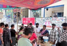 ఆరో శనివారం అన్నదానం.. మియాపూర్లో వందల మందికి భోజన సదుపాయం..