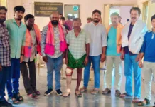 కాలు కోల్పోయిన దస్తగిరికి కొత్త ఆశ.. మెరుగు శివకృష్ణ చొరవతో కృత్రిమ కాలు అందజేత..