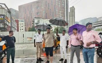 ఎలక్షన్ కమిషన్ కార్యాలయం వద్ద వాటర్ లాగింగ్పై జోనల్ కమిషనర్ అత్యవసర చర్యలు