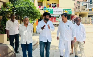 భారీ వర్షాల ముంపు ప్రాంతాల్లో బాలింగ్ గౌతమ్ గౌడ్ పర్యటన